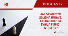 Jak przygotować solidną umowę, która ochroni Twoją firmę i interesy? | PODCAST 61